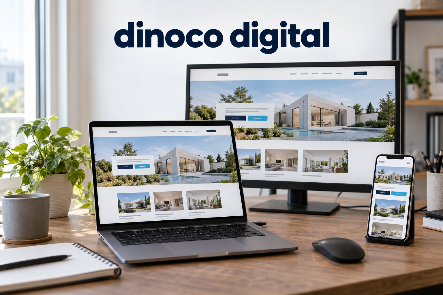 Dinoco Digital — web design și dezvoltare